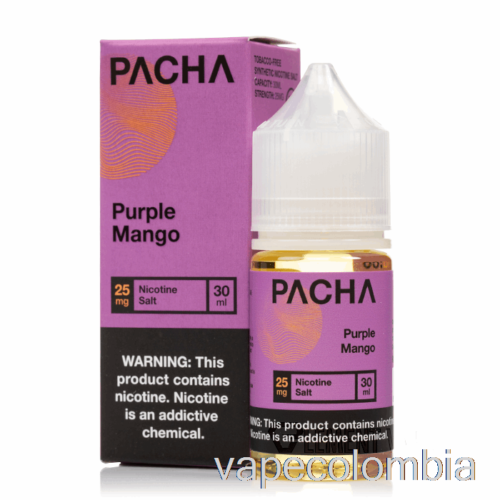 Vape Desechable Mango Morado - Sales De Pacha - 30ml 25mg